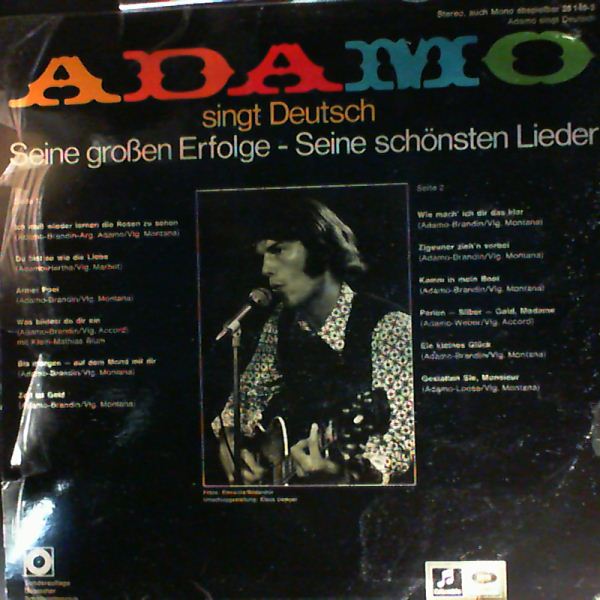 Adamo (Adamo Salvatore) — Singt Deutsch