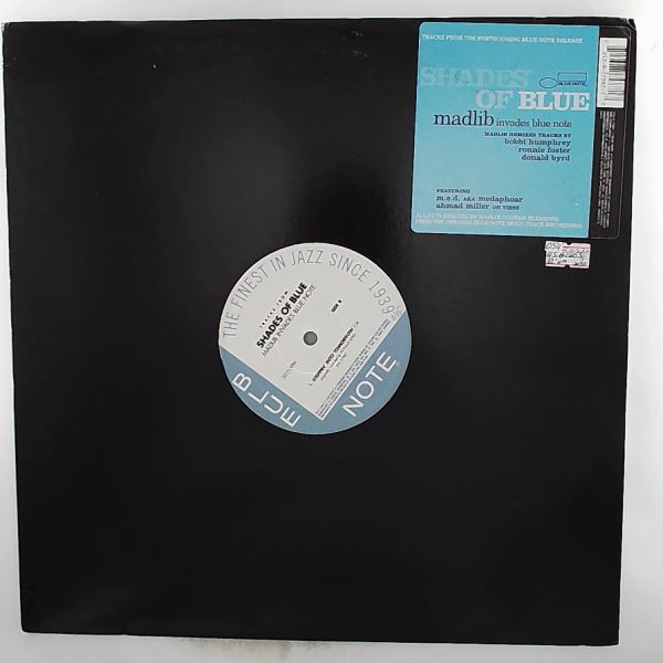 Madlib — Tracks From Shades Of Blue (Madlib Invades Blue Note): Please Set Me At Ease (Hip Hop Mix) / Mystic Bounce / Steppin' Into Tomorrow
