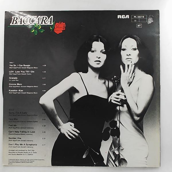 Baccara — Baccara (Yes Sir, I Can Boogie / Sorry, I'm A Lady)
