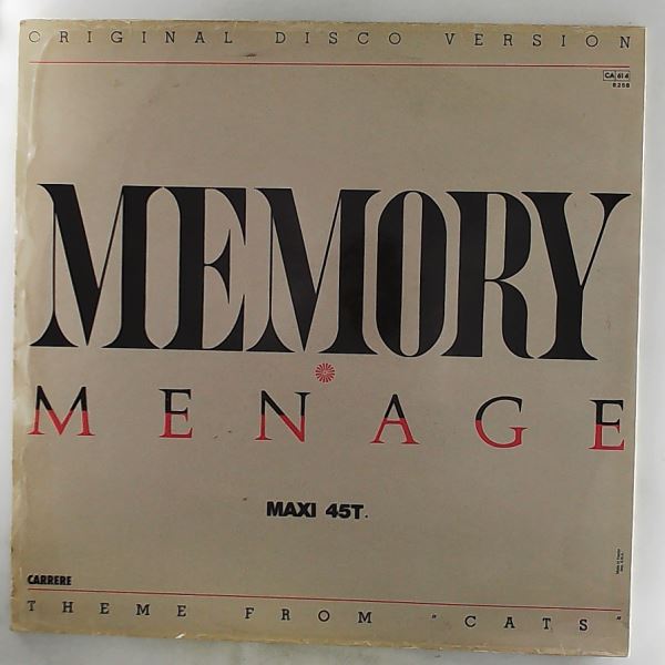 Menage — Memory (Theme from the musical "Cats")