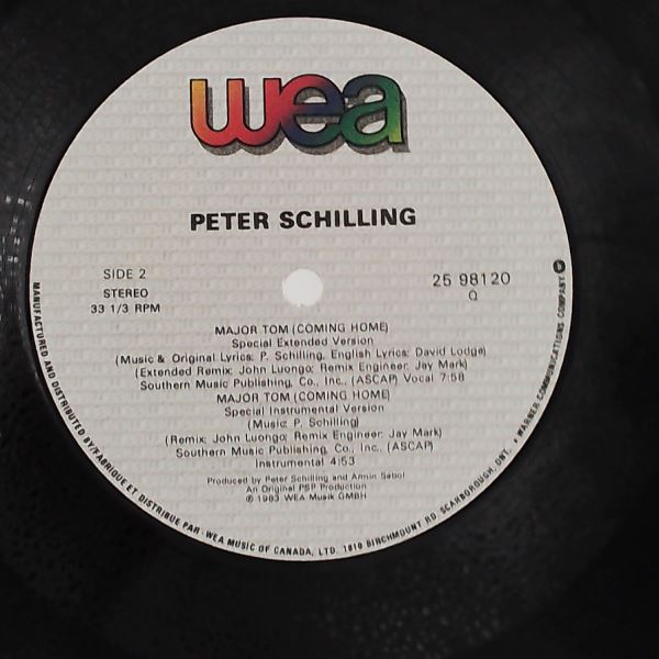 Schilling Peter — Major Tom (Coming Home)
