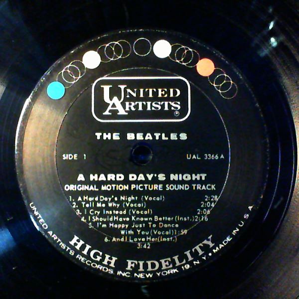 Beatles — A Hard Day's Night (Original Motion Picture Sound Track)