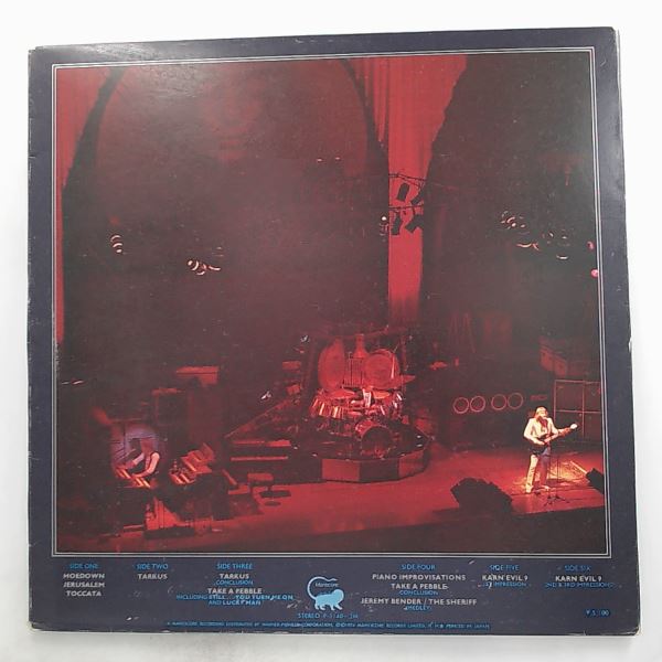 Emerson, Lake & Palmer/ Mar Y Sol — Welcome Back My Friends To The Show That Never Ends - Ladies And Gentlemen