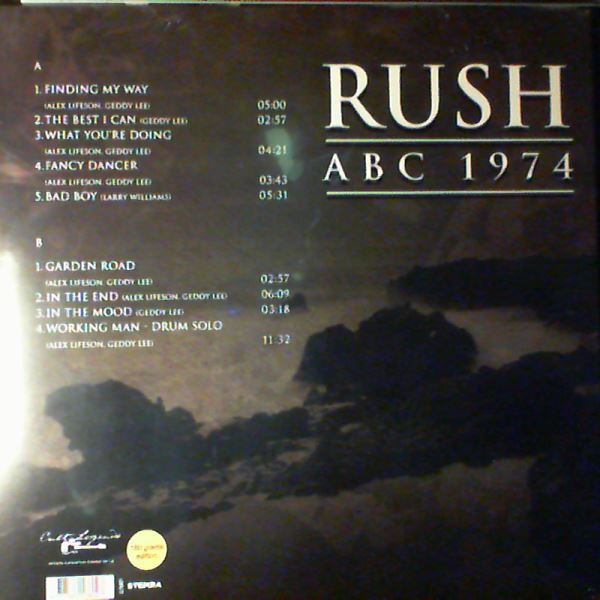 Rush — ABC 1974 (Live Radio Broadcast - Recorded at the Agora Ballroom, Cleveland)