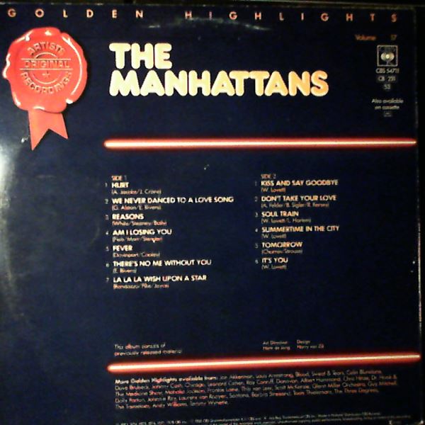 Manhattans — Manhattans (Golden Highlights - Volume 17)