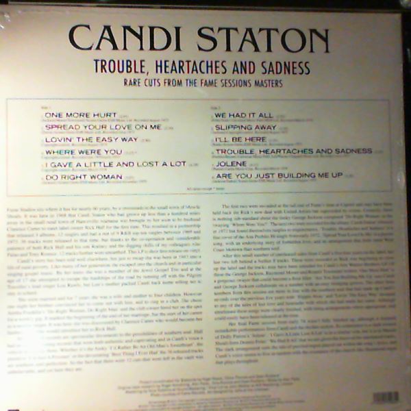 Staton Candi — Trouble, Heartaches And Sadness (Rare Cuts From The Fame Session Masters)