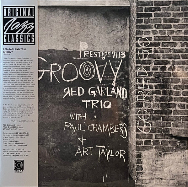 RED GARLAND TRIO — GROOVY (ORIGINAL JAZZ CLASSICS SERIES)