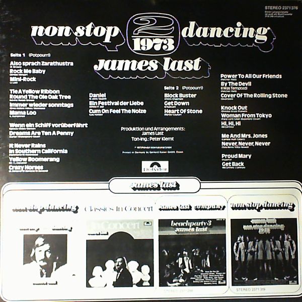 Last James — Non Stop Dancing 1973/2