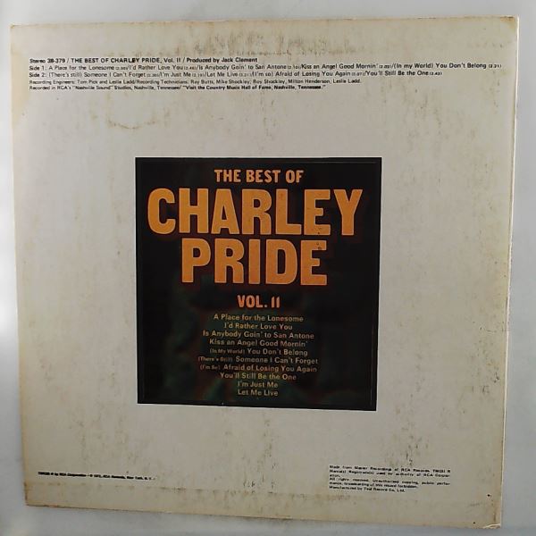 Pride Charley — Best Of Pride Charley Vol. 2
