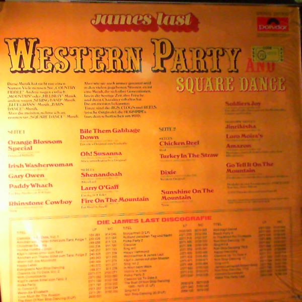 Last James — Western Party And Square Dance