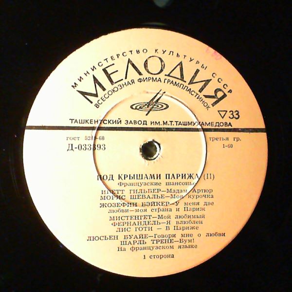 Various Artists — Under The Roofs Of Paris 2 (Sous Les Toits De Paris)
