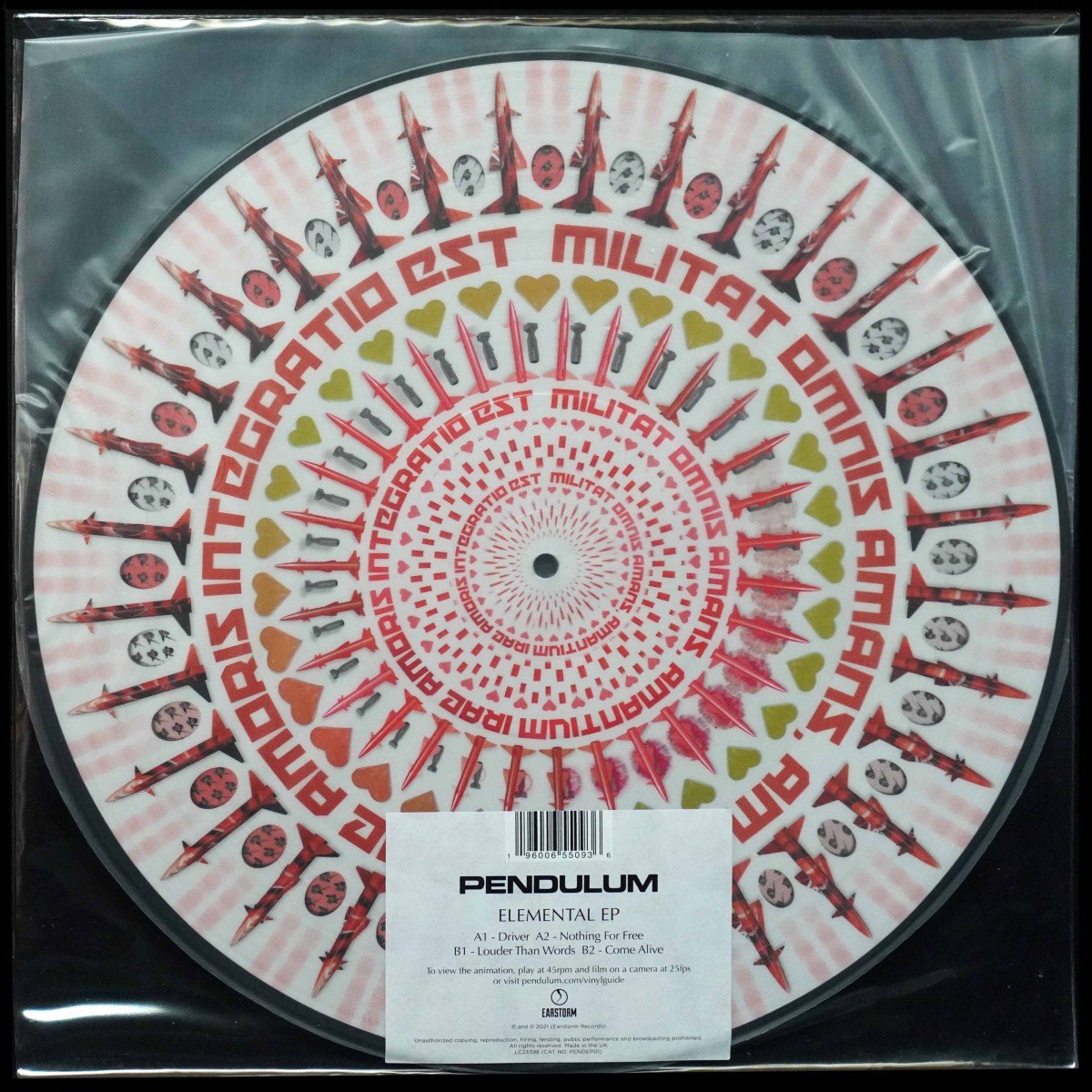Pendulum — Elemental EP (picture disc (пикчер диск), EP (мини-альбом))