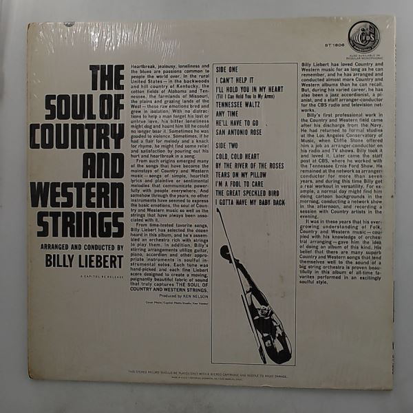 Liebert Billy — Soul Of Country And Western Strings