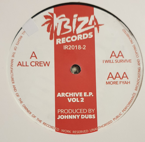 Johnny Dubs — Archive E.P. Vol 2
