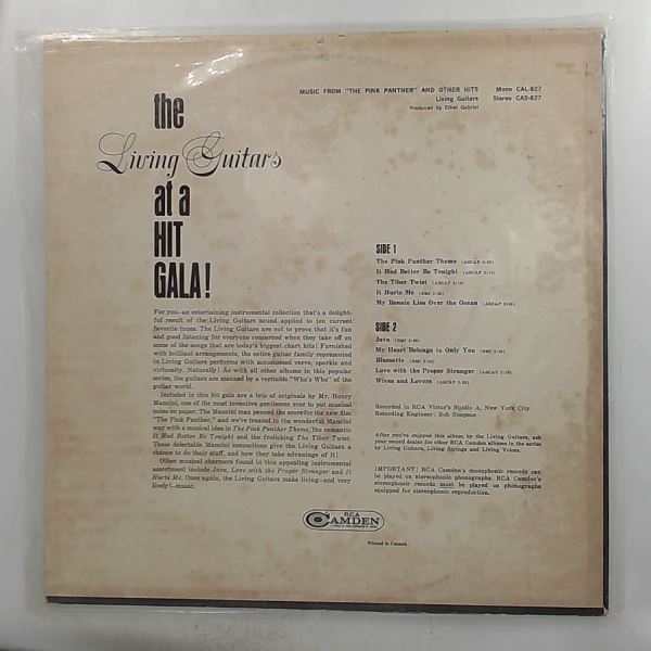 Living Guitars — Music From The Pink Panther And Other Hits