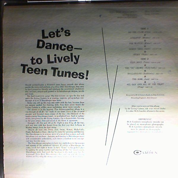 Living Guitars — Teen Beat Discotheque