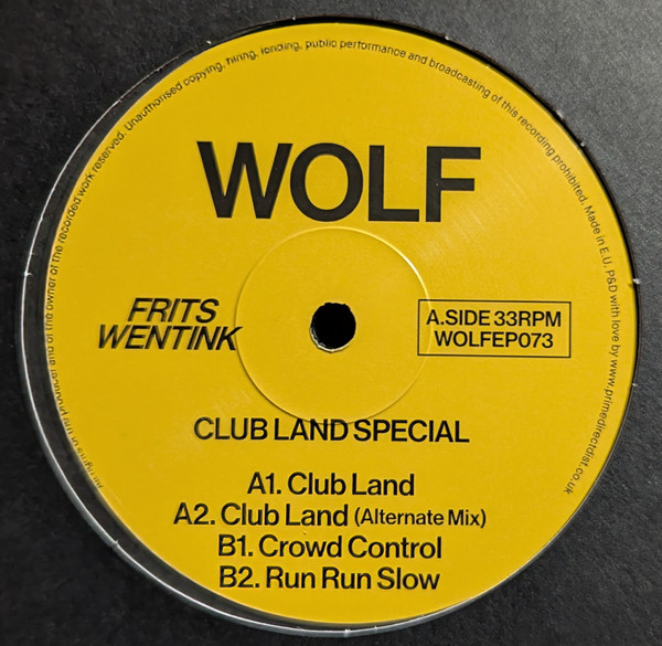Frits Wentink — Club Land Special