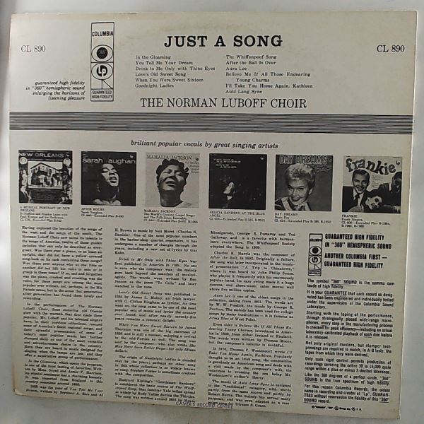 Luboff Norman Choir — Just A Song...