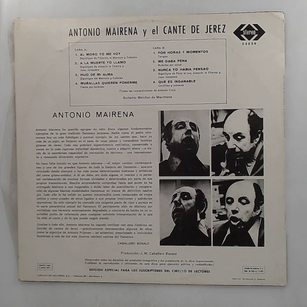Mairena Antonio — Cantes Gitanos De Jerez