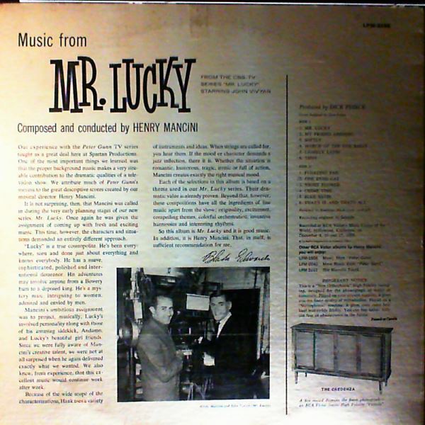 Mancini Henry — Music From "Mr. Lucky"