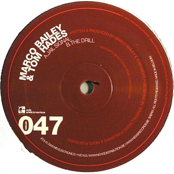 Marco Bailey & Tom Hades — Jail Signal / The Drill (USED)