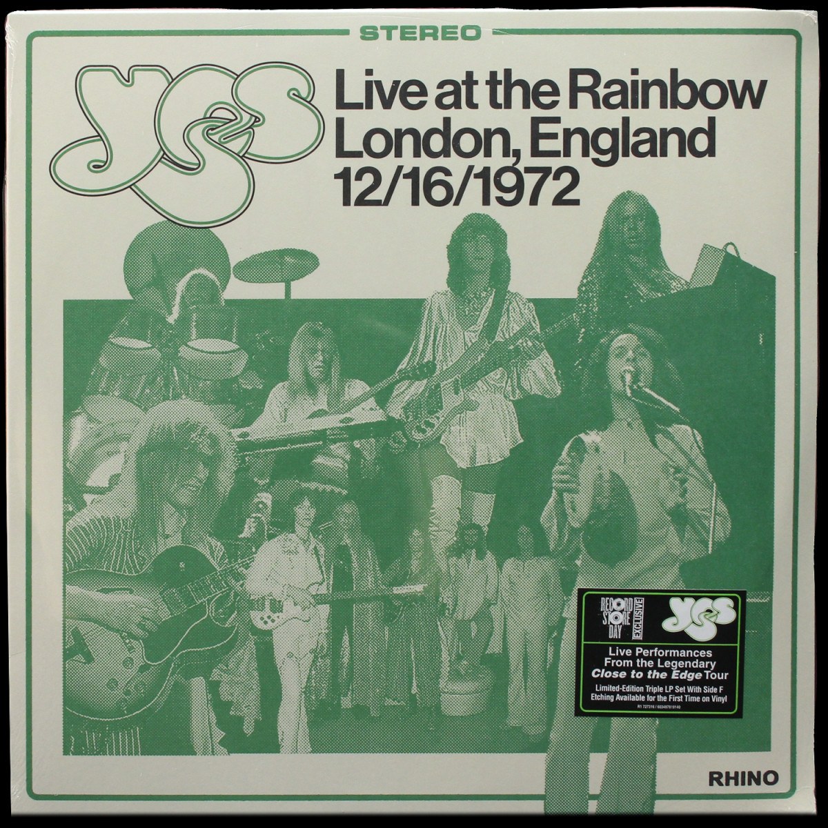 Yes — Live At The Rainbow London, England 12/16/1972