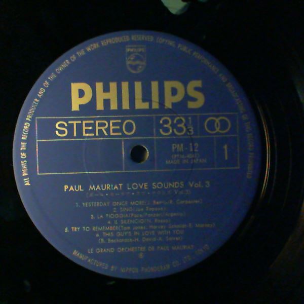 Mauriat Paul — Love Sounds Vol.3