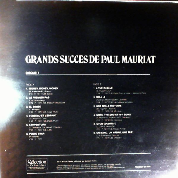 Mauriat Paul — Paul Mauriat Joue pour Vous: 7. Grands Succes