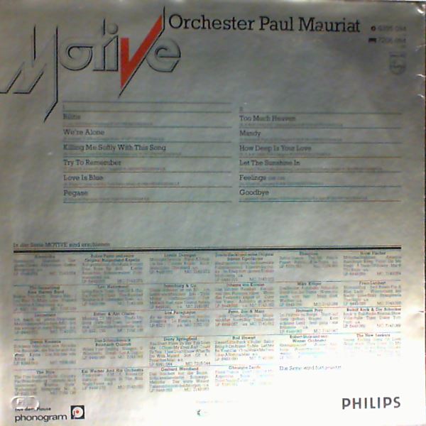 Mauriat Paul Orchestra — Motive