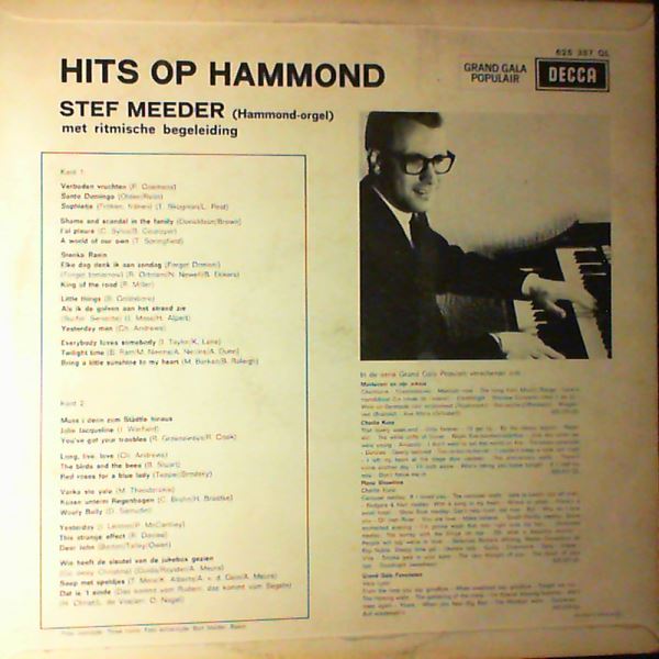 Meeder Stef — Hits Op hammond