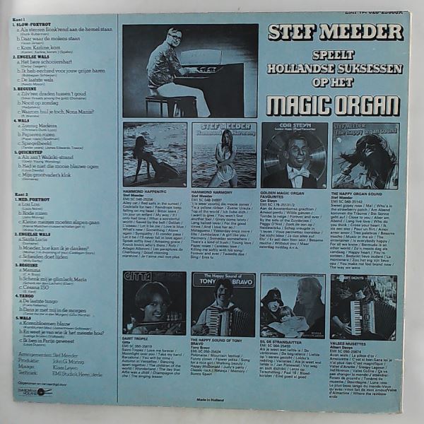 Meeder Stef — Meeder Stef Speelt Hollandse Suksessen Op Het Magic Organ