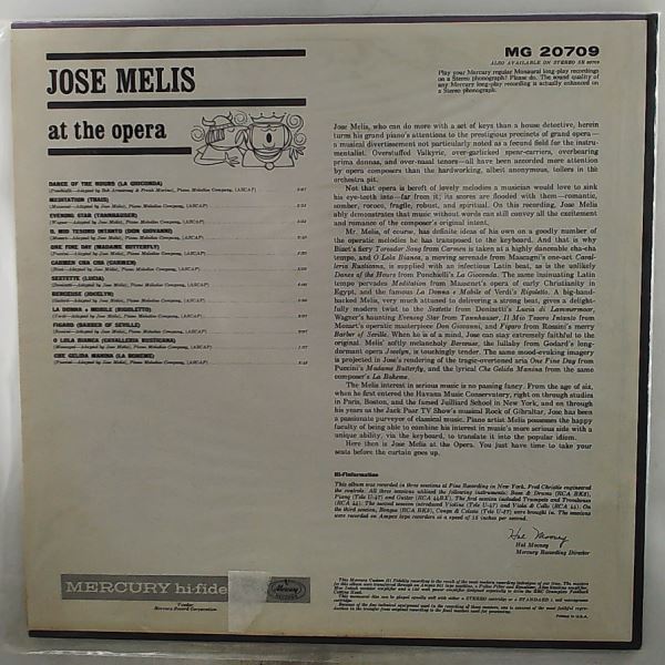 Melis Jose — Melis Jose At The Opera