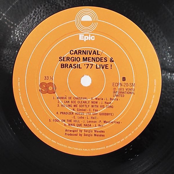 Mendes Sergio & Brasil '77 — Carnival / Mendes Sergio & Brazil '77 Live!