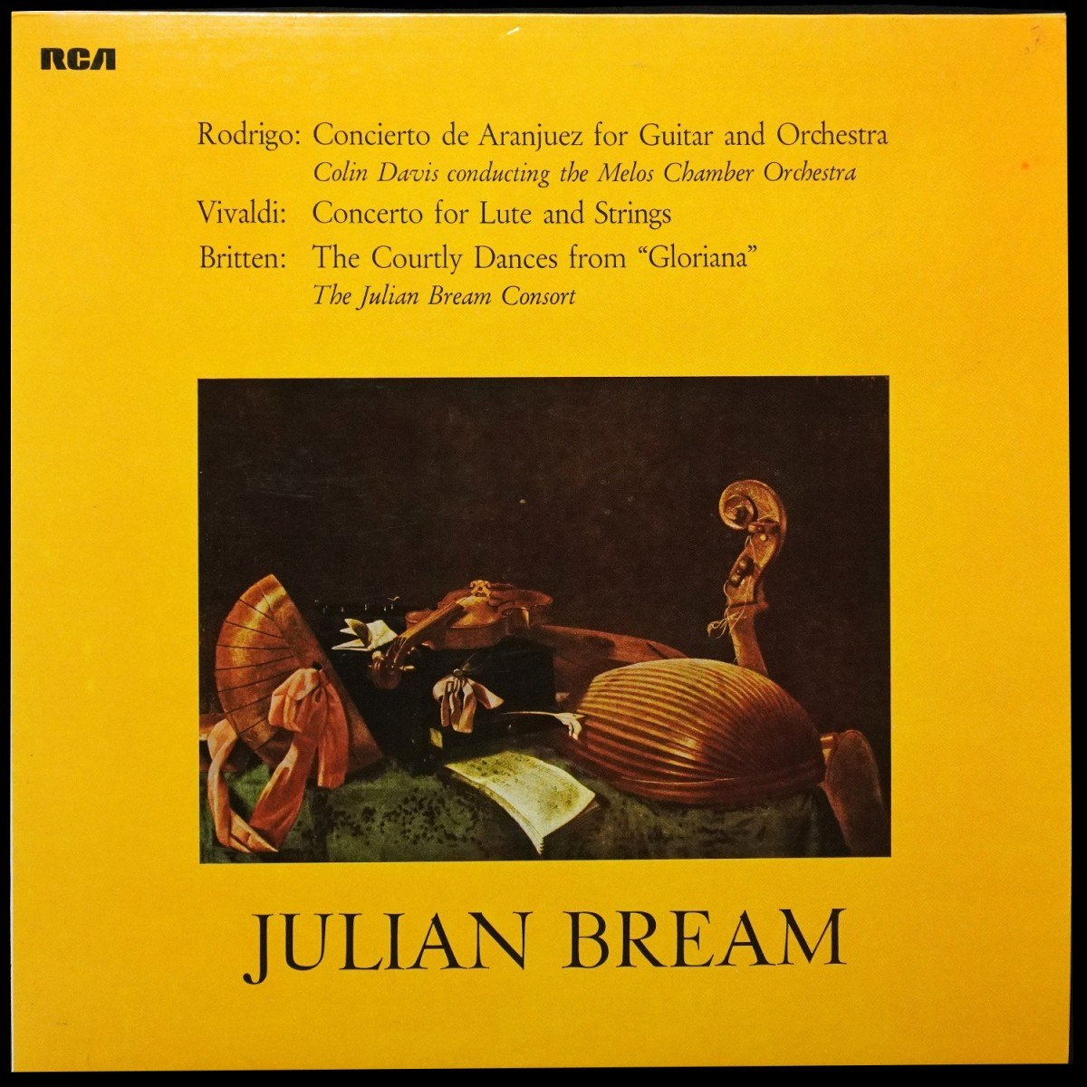 Colin Davis / Julian Bream — Rodrigo, Britten, Vivaldi: Concierto De Aranjuez / Courtly Dances / Lautenkonzert