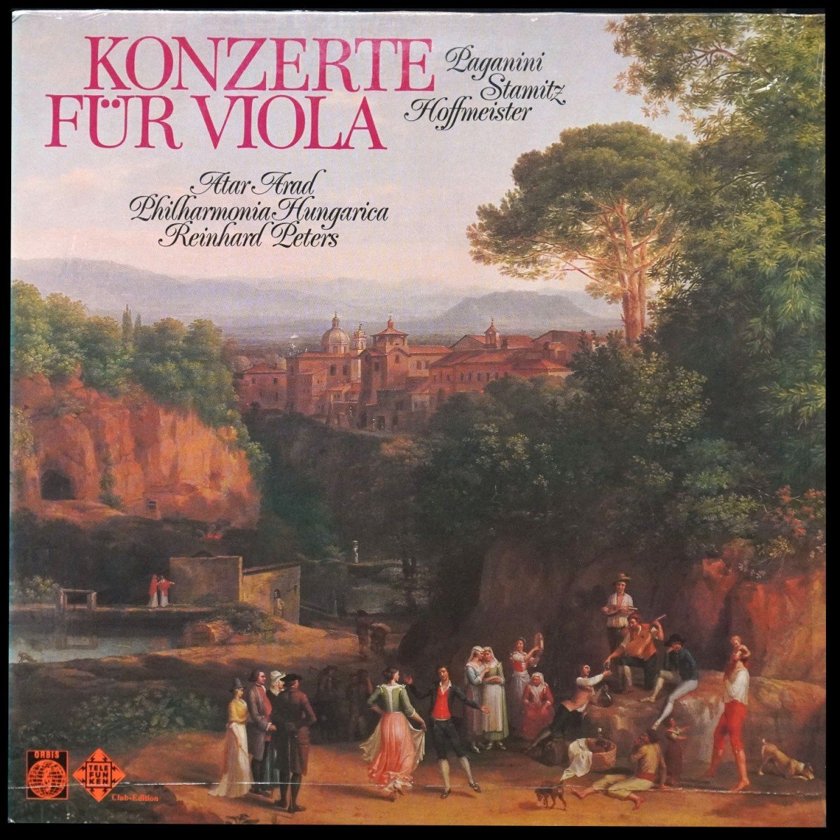 Reinhard Peters — Paganini: Konzerte Fur Viola (клубное издание)