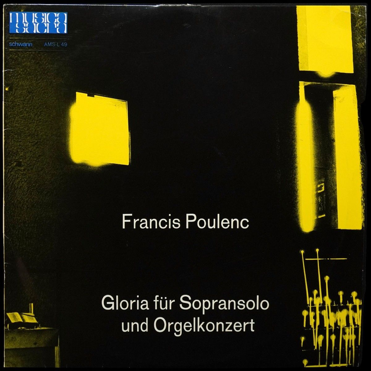 Georges Pretre — Francis Poulenc: Gloria Fur Sopransolo Und Orgelkonzert (моно)