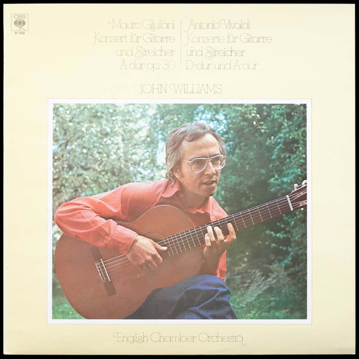 John Williams — Giuliani: Konzert Fur Gitarre Und Streicher A-dur Op. 30 / Vivaldi: Konzerte Fur Gitarre Und Streicher D-dur Und A-dur