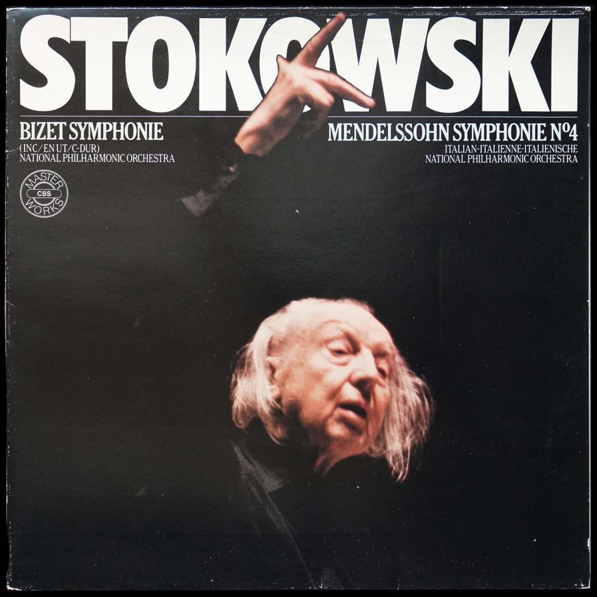 Leopold Stokowski — Mendelssohn: Symphonie No4, Op.90 / Bizet: Symphonie In C = En Ut = C-Dur