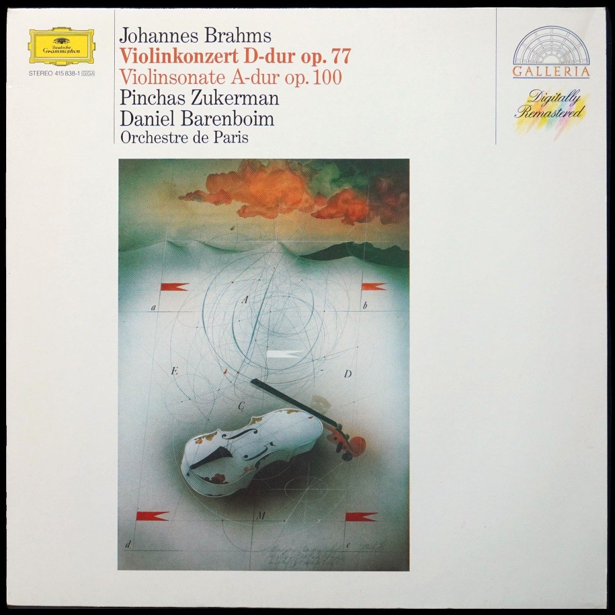Daniel Barenboim — Brahms: Violinkonzert D-Dur Op. 77 / Violinsonate A-Dur Op. 100