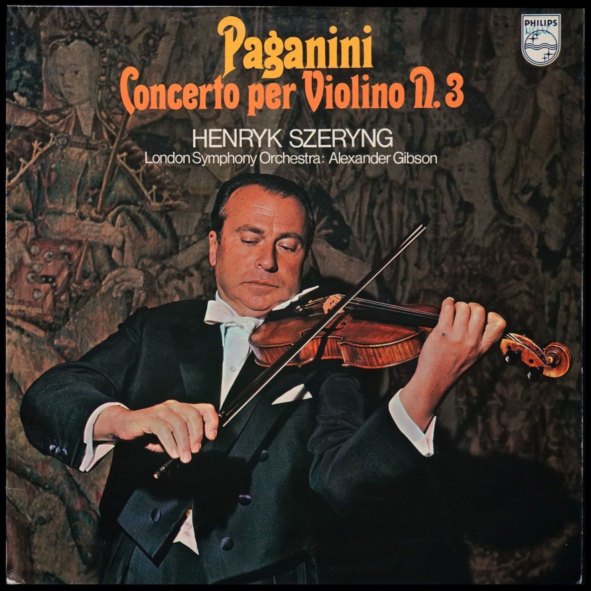 Alexander Gibson — Paganini: Concerto Per Violino N. 3 (обложка-буклет)