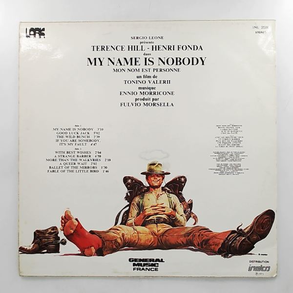 Morricone Ennio — Bande Originale Du Film "My Name Is Nobody" / Mon Nom Est Personne