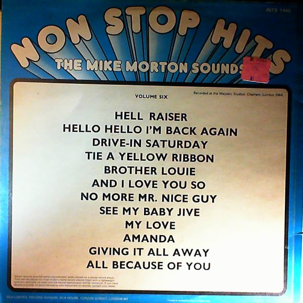 Morton Mike — Non Stop Hits Vol.6