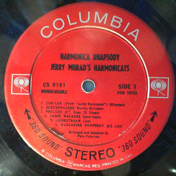 Murad's Jerry Harmonicats — Harmonica rhapsody