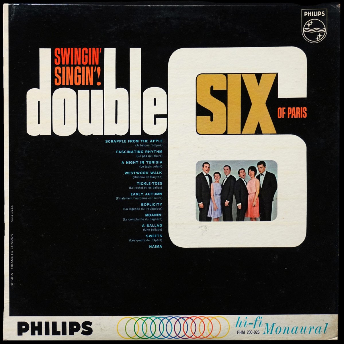 Double Six Of Paris — Swingin' Singin'!