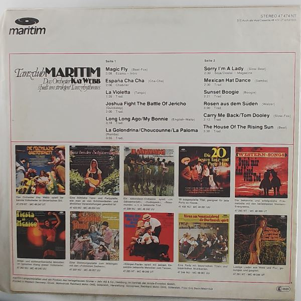 Orchester Webb Kay — Tanzclub Maritim