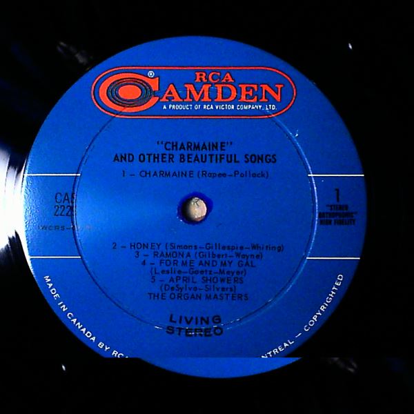 Organ Masters — Charmaine And Other Beautiful Organ Songs