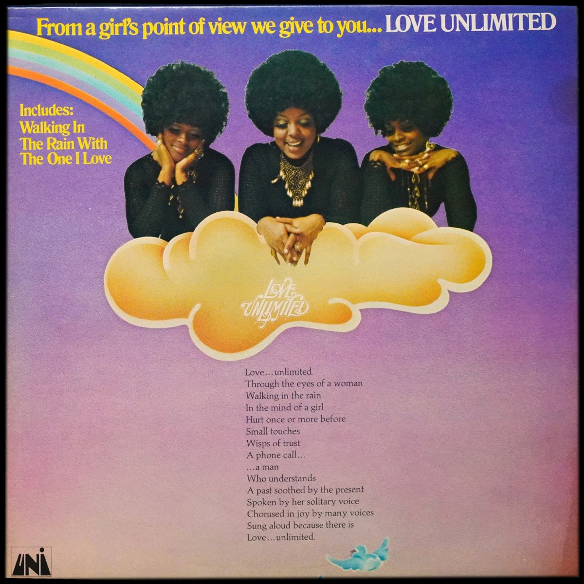 Love Unlimited — From A Girl's Point Of View We Give To You... Love Unlimited