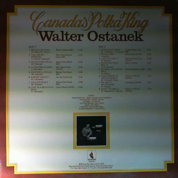 Ostanek Walter — Canada's Polka King