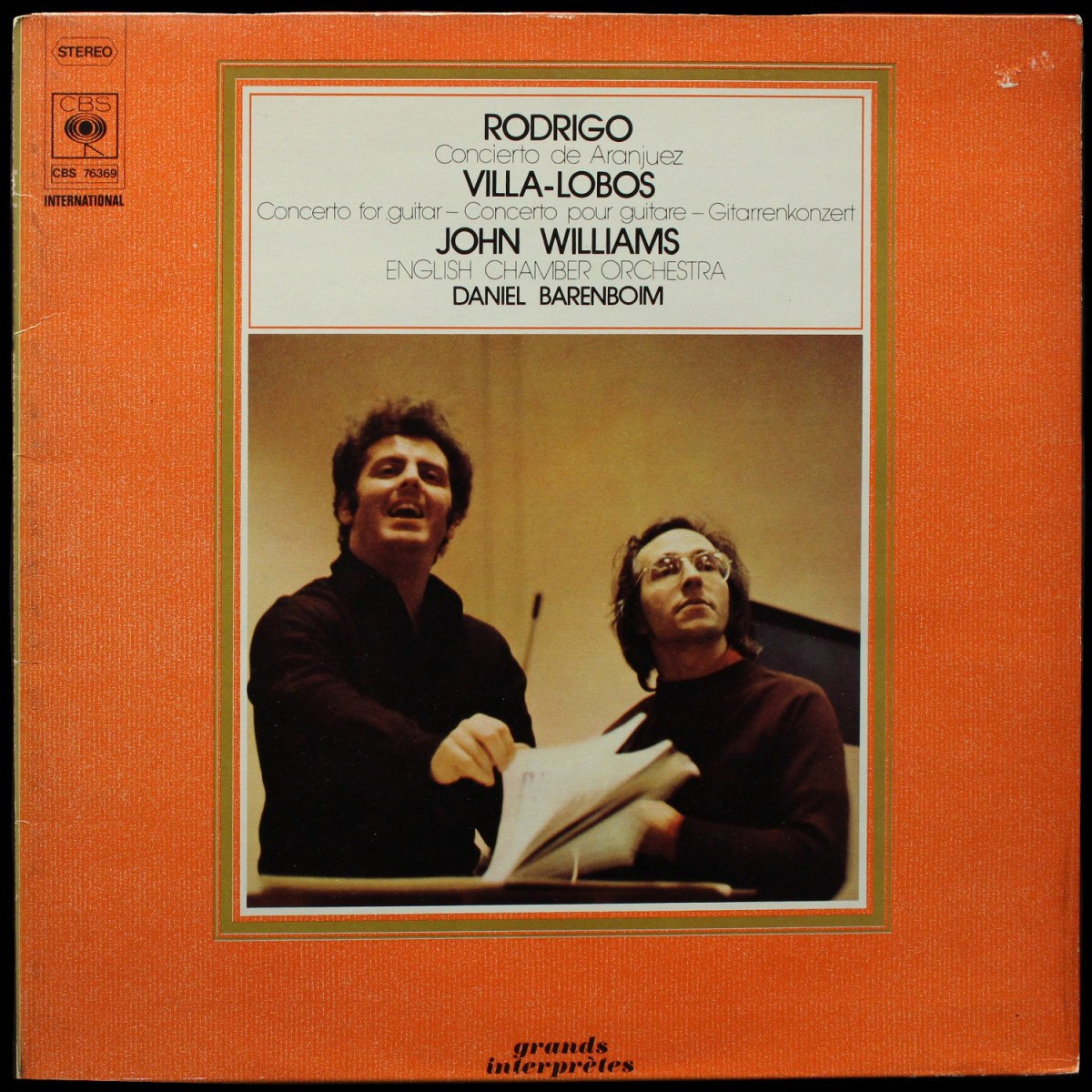 John Williams / Daniel Barenboim — Rodrigo: Concierto De Aranjuez / Villa-Lobos: Concerto For Guitar