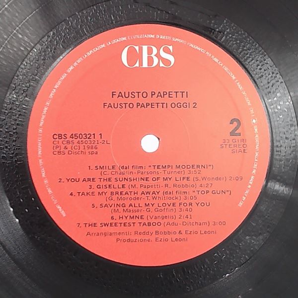 Papetti Fausto ( Sax ) — Oggi 2